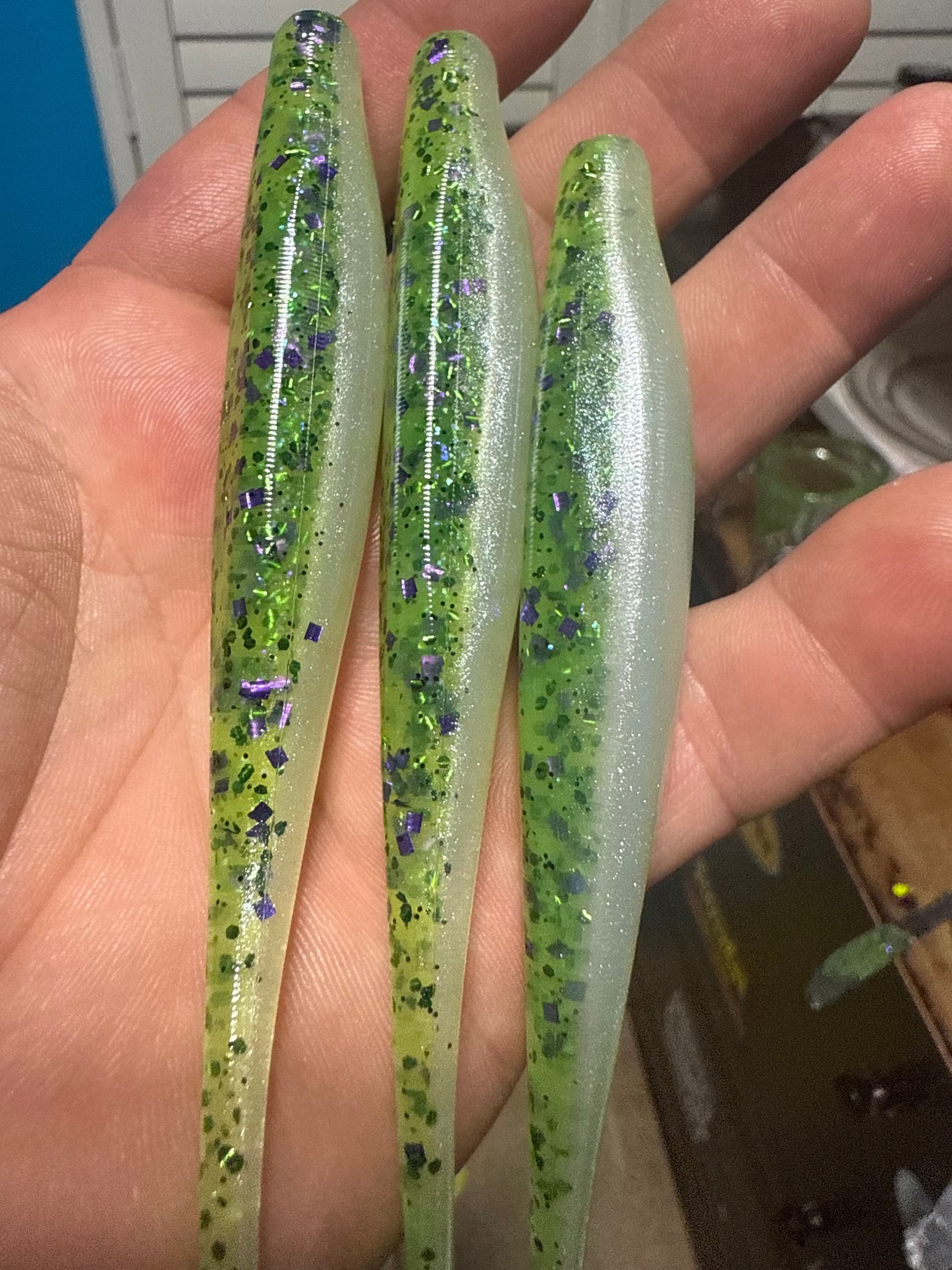 Rat Tail Soft Plastic Baits - 5" & 6"