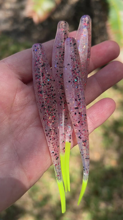 Colored Tails & UV Soft Plastic Baits